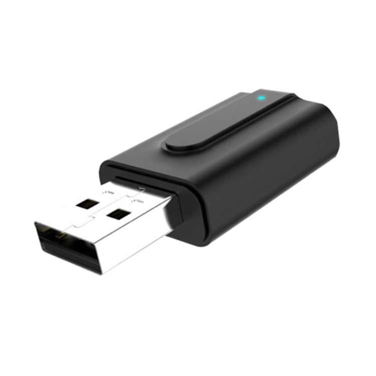 BT10 Bộ phát thu USB Bluetooth 5.0 2 trong 1 Bộ chuyển đổi loa máy tính tai nghe không dây, BT10