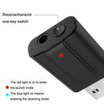 BT10 Bộ phát thu USB Bluetooth 5.0 2 trong 1 Bộ chuyển đổi loa máy tính tai nghe không dây, BT10