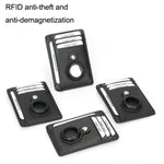 Ví đựng thẻ da chống trộm chống mất TQ-319 cho AirTag thế hệ 2 / AirTag thế hệ 1, Sợi carbon (Đen), Sợi carbon (Xám), Sợi carbon (Xanh), Sợi carbon (Nâu), Họa tiết phẳng (Đen), Họa tiết phẳng (Đỏ), Họa tiết phẳng (Xám)