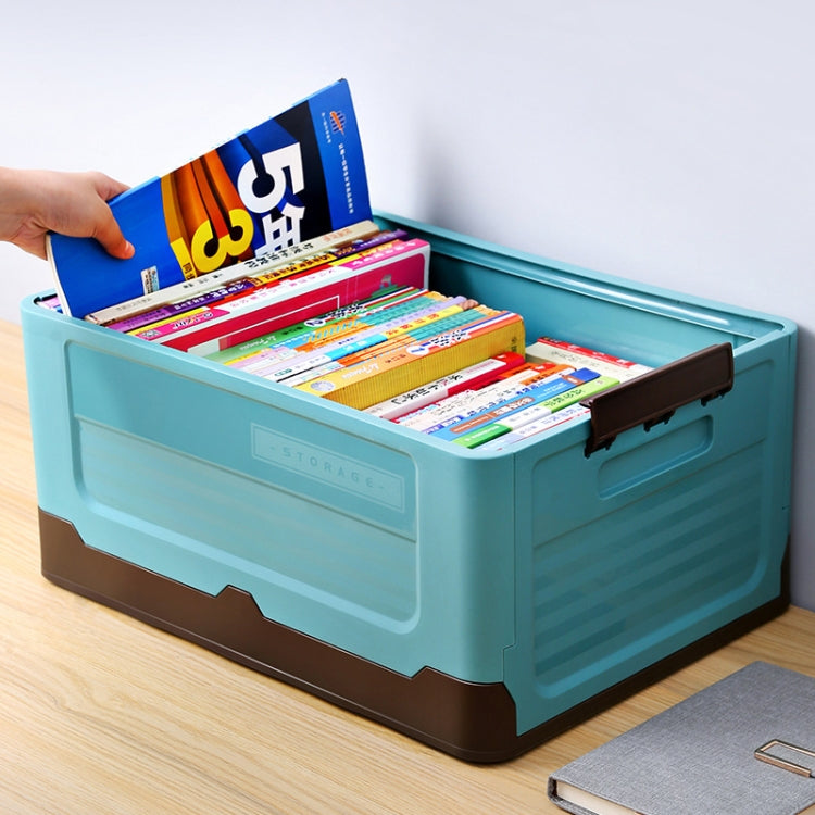 Hộp đựng sách gấp gọn bằng nhựa, kích thước S màu xanh bạc hà, S màu vàng chuối, S màu cam hoàng hôn, M xanh bạc hà, M vàng chuối, M cam hoàng hôn, L xanh bạc hà, L vàng chuối, L cam hoàng hôn