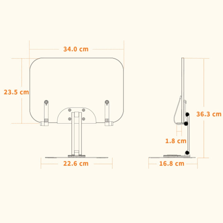 Giá đỡ máy tính bảng đa chức năng nâng lên không xoay kệ sách đọc R03, R04