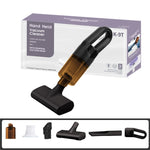 Máy hút bụi cầm tay không dây K9T 6W 3000 Pa loại bỏ mạt bụi, K9T (đen), K9T (trắng)