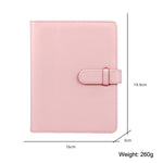 Album ảnh da PU 3 inch CAIUL, sách kỷ niệm bộ sưu tập ảnh, màu hồng anh đào, tím đinh hương, xanh Qingkong