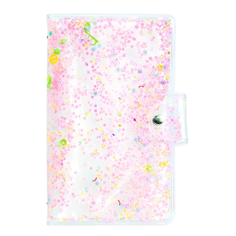 Album ảnh PVC 3 inch CAIUL dung lượng lớn, sách kỷ niệm bộ sưu tập, màu cát dòng tím, cát dòng hồng, cát dòng xanh, sao vàng, hoa cúc dễ thương
