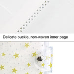 Album ảnh PVC 3 inch CAIUL dung lượng lớn, sách kỷ niệm bộ sưu tập, màu cát dòng tím, cát dòng hồng, cát dòng xanh, sao vàng, hoa cúc dễ thương