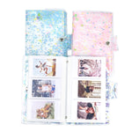 Album ảnh PVC 3 inch CAIUL dung lượng lớn, sách kỷ niệm bộ sưu tập, màu cát dòng tím, cát dòng hồng, cát dòng xanh, sao vàng, hoa cúc dễ thương