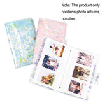 Album ảnh PVC 3 inch CAIUL dung lượng lớn, sách kỷ niệm bộ sưu tập, màu cát dòng tím, cát dòng hồng, cát dòng xanh, sao vàng, hoa cúc dễ thương