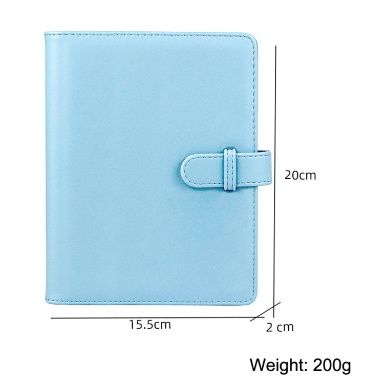 Album ảnh da PU 3 inch phong cách cổ điển, sách kỷ niệm lưu trữ ảnh, màu trắng, hồng, tím, xanh, đen, nâu