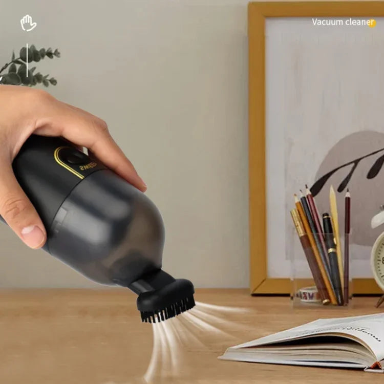 Máy Hút Bụi Cầm Tay Mini Có Thể Sạc Lại, Màu Trắng, Đen, Xanh Lá