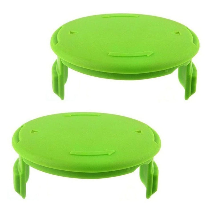 2 chiếc nắp cuộn máy cắt cỏ không dây GK04 cho Greenworks, màu xanh lá, màu đen