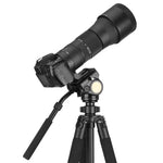 Chân máy ảnh QingZhuangShiDai Q90 SLR, tay cầm giảm chấn chụp chim telephoto, Q90