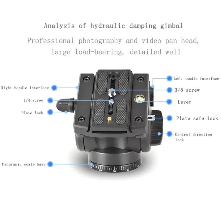 Chân máy ảnh QingZhuangShiDai Q90 SLR, tay cầm giảm chấn chụp chim telephoto, Q90