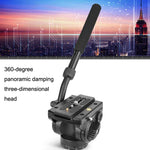 Chân máy ảnh QingZhuangShiDai Q90 SLR, tay cầm giảm chấn chụp chim telephoto, Q90