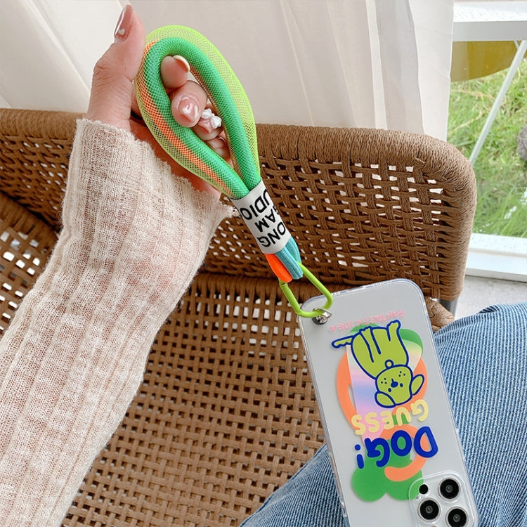 5 chiếc dây đeo điện thoại phát quang, dây đeo cổ tay điện thoại, màu trắng xanh, đen trắng, cam xanh, trắng đỏ, cam vàng, xanh lá, xanh đậm, trắng tím