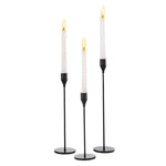 Bộ 3 chiếc giá đỡ nến sắt rèn trang trí nhà cửa đám cưới, kiểu: bộ 3 chiếc đáy dày (đỏ hồng), bộ 3 chiếc đáy dày (bạc), bộ 3 chiếc đáy mỏng (đen), bộ 3 chiếc đáy mỏng (vàng giả), bộ 3 chiếc đáy mỏng (bạc)
