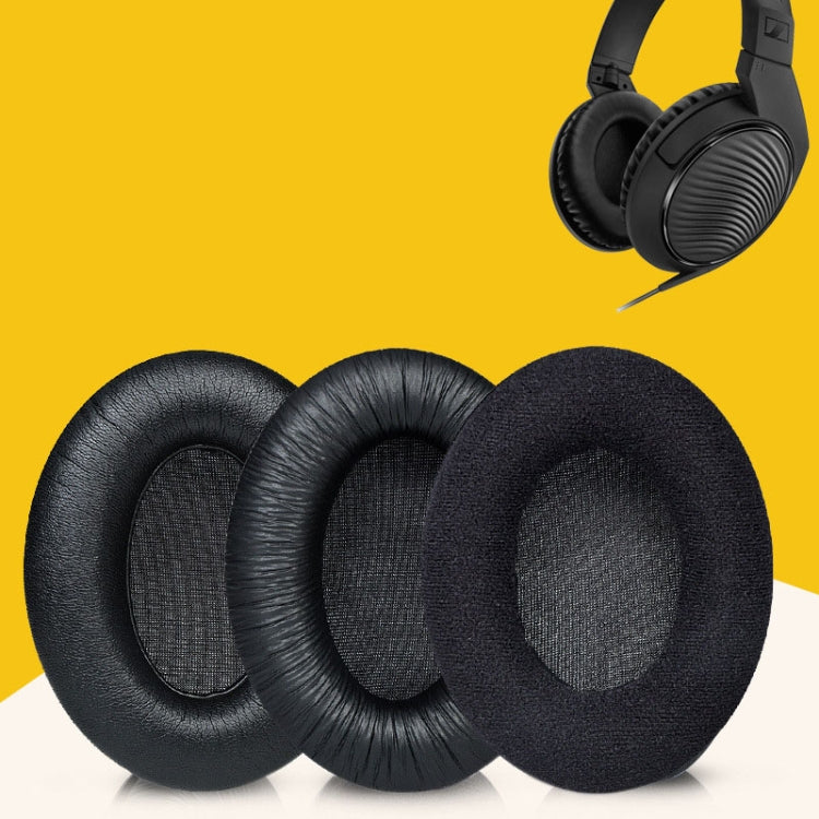 2 cái ống bọc tai nghe bằng mút thoáng khí cho Sennheiser HD200 Pro, đặc điểm: nhăn, nhung, protein