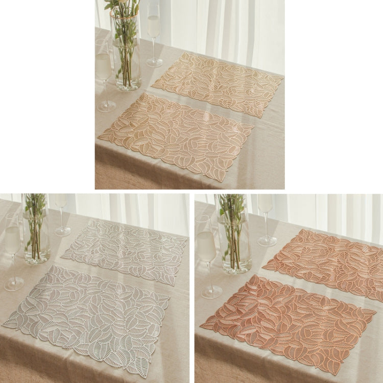 Tấm lót cách nhiệt mặt bàn PVC rỗng bền, Vàng, Bạc, Đồng
