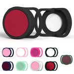 2 PCS  Anti-Lost Tracker Silicone Case for AirTag 2nd Gen / AirTag 1st Gen, 24mm, 30mm, 35mm