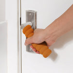 2 chiếc ốp tay nắm cửa phòng ngủ chống tĩnh điện và va đập, kích thước 13.5x3.5cm
