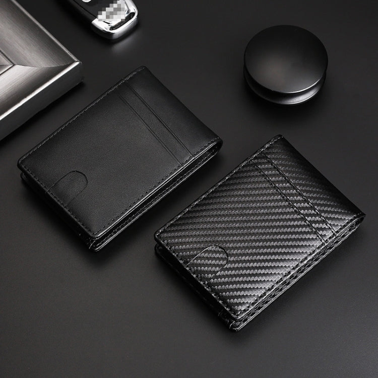 Ví da nam đựng thẻ định vị RFID cho AirTag thế hệ 2 / AirTag thế hệ 1, sợi carbon, dệt trơn