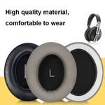 Bọc tai nghe bằng mút thoáng khí có khóa cho Sennheiser Momentum 3, đặc điểm: da protein đen, da cừu đen, da protein vàng, da cừu vàng