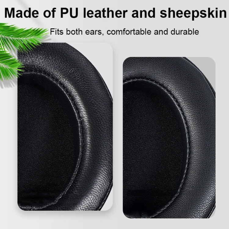 Bọc tai nghe bằng mút thoáng khí có khóa cho Sennheiser Momentum 3, đặc điểm: da protein đen, da cừu đen, da protein vàng, da cừu vàng