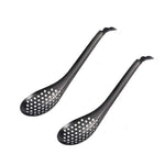 2 cái muỗng nấu ăn phân tử và rổ nhỏ đựng trứng cá bằng thép không gỉ 304, Màu thật, Vàng, Vàng hồng, Nhiều màu, Đen