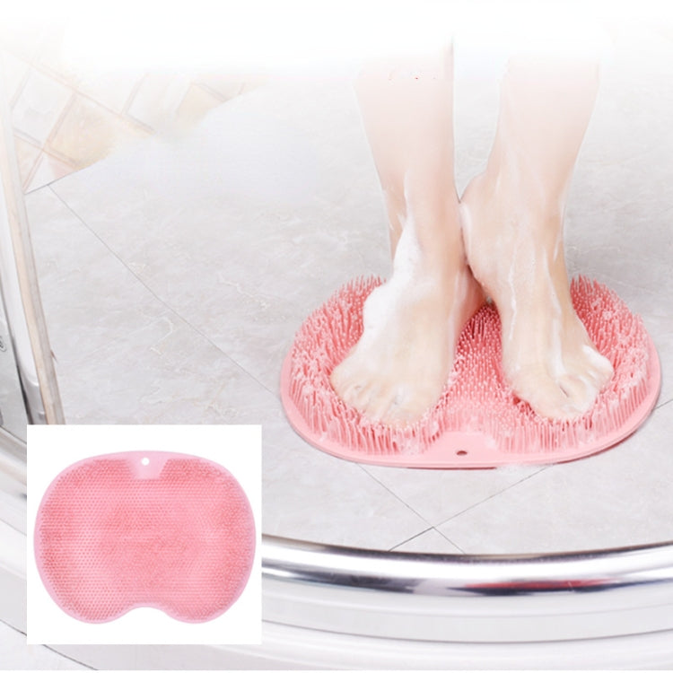 Bàn chải chà lưng có cốc hút, Dụng cụ mát-xa tường phòng tắm, Màu xanh dương, Hồng, Vàng
