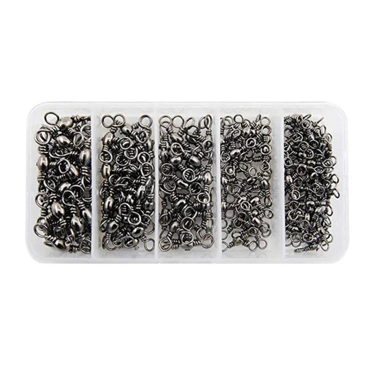 115 cái / hộp vòng xoay ba chấu hình chai bằng thép không gỉ, 115 cái / hộp