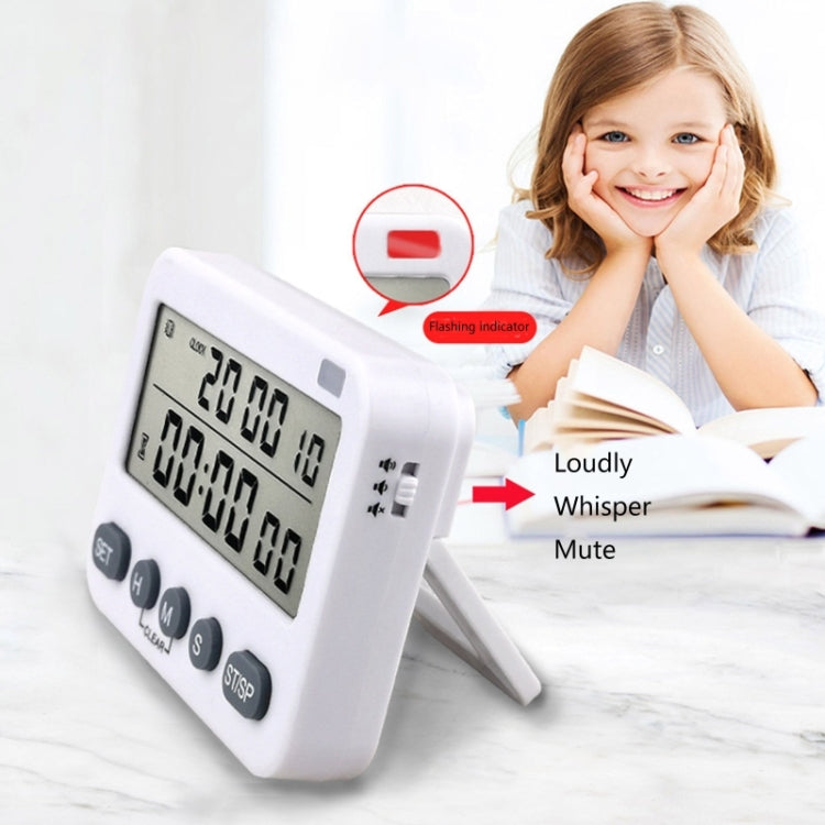 Bộ hẹn giờ kỹ thuật số YS-218 đếm ngược tích cực 99 giờ, Kiểu:, Không rung, Có rung