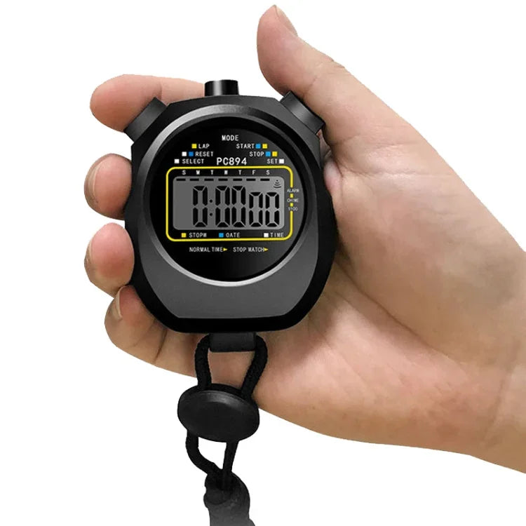 Đồng hồ bấm giờ điện tử PC894, đồng hồ bấm giờ thể thao, huấn luyện thể hình, đồng hồ trọng tài, PC894