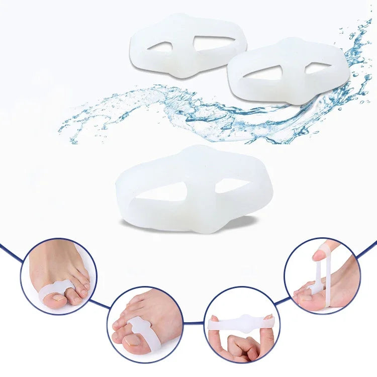Bộ 5 cặp nẹp tách ngón chân đôi, chăm sóc chân