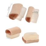 Dây Tách Ngón Chân Ống Viscose Sợi Tổng Hợp Chỉnh Vẹo Ngón Chân, Cỡ Lớn (1 Đôi), Cỡ Nhỏ (1 Đôi)