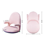 Ghế điều dưỡng 42 tốc độ có thể điều chỉnh, tựa lưng gập, hỗ trợ thắt lưng, màu hồng, xanh dương, xanh lá, xám