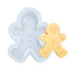 Khuôn silicone nến thơm Giáng Sinh tự làm, màu trắng