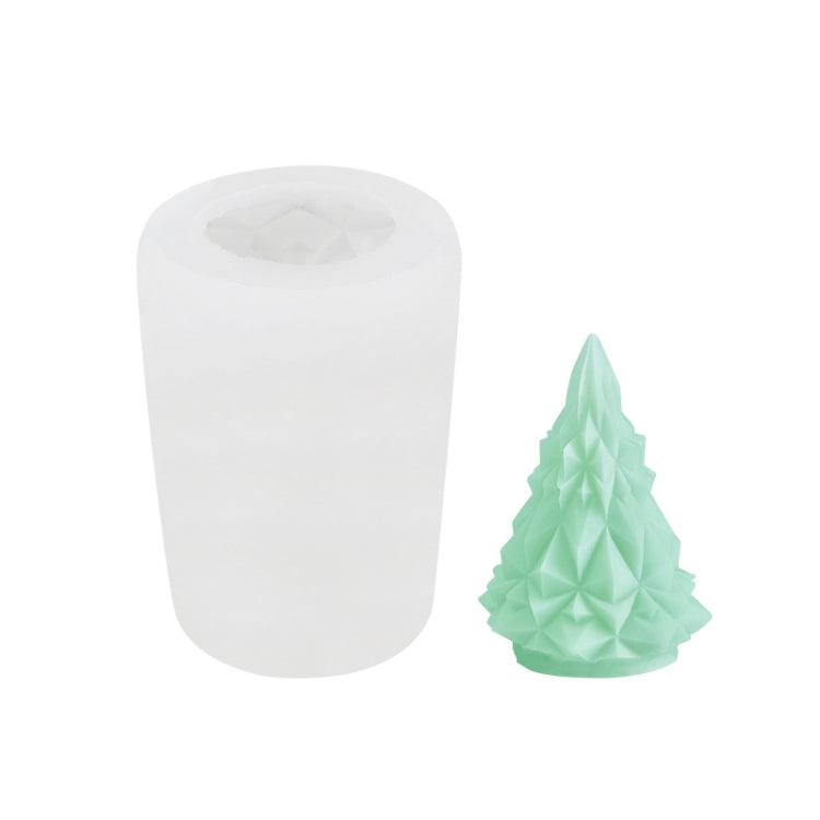 Khuôn silicone nến thơm Giáng Sinh tự làm, màu trắng