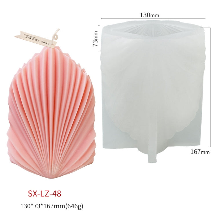 Khuôn silicone nến thơm hình sò điệp tự làm, LZ-48, LZ-66, LZ-197, LZ-217, LZ-216, SX-LZ-305, SX-LZ-306, SX-LZ-307