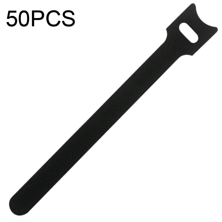50 Cái Bộ Tổ Chức Cáp Dữ Liệu Tự Dính Hình Chữ T Gói Màu Sắc, 12 x 120mm Màu Đen, 12 x 150mm Màu Đen