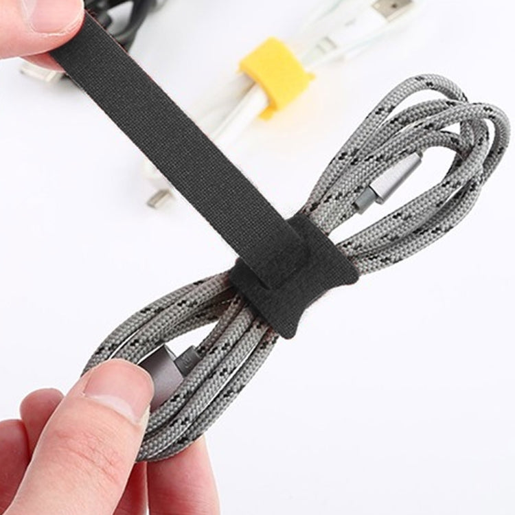 50 Cái Bộ Tổ Chức Cáp Dữ Liệu Tự Dính Hình Chữ T Gói Màu Sắc, 12 x 120mm Màu Đen, 12 x 150mm Màu Đen