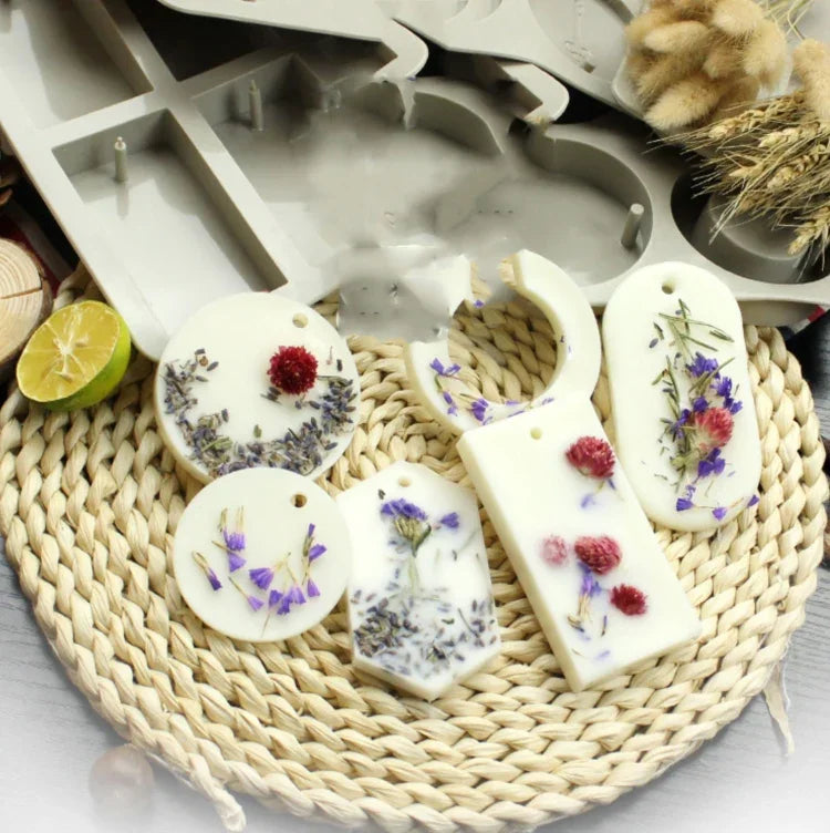 Khuôn silicone DIY thạch cao liệu pháp hương thơm, khuôn silicone DIY liệu pháp hương thơm