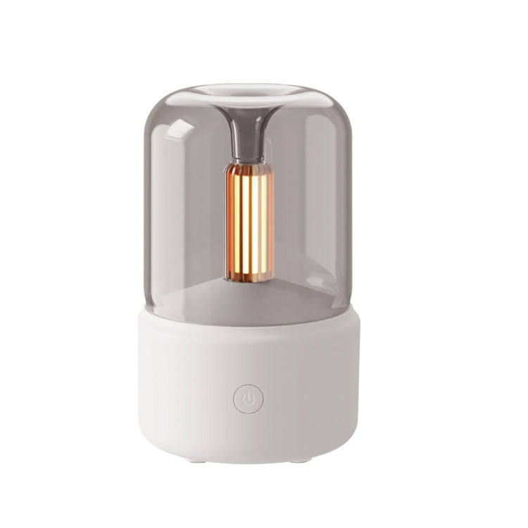 Máy khuếch tán hương thơm ánh nến giả 120ML, đèn ngủ USB tạo không khí trong nhà, máy tạo ẩm, DQ702 (đen), DQ702 (beige)