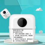 Máy in nhiệt Bluetooth cho học sinh ghi câu hỏi sai, màu trắng, hồng, vàng