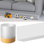Dây chặn đồ chơi dưới giường sofa PVC, màu đen, trong suốt
