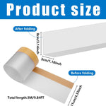 Dây chặn đồ chơi dưới giường sofa PVC, màu đen, trong suốt