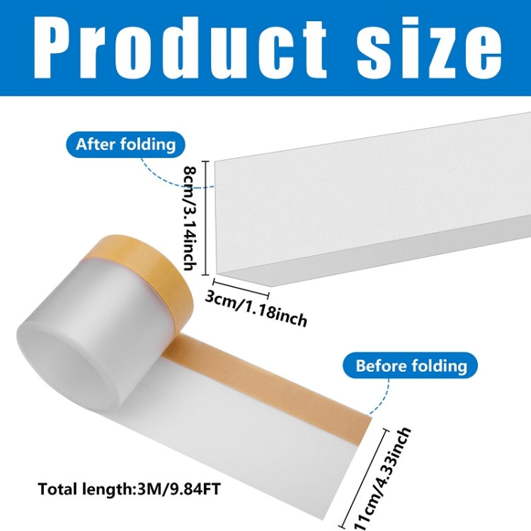 Dây chặn đồ chơi dưới giường sofa PVC, màu đen, trong suốt