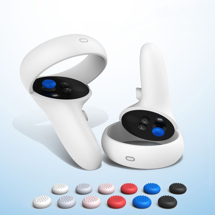 Bao bảo vệ silicone nút điều khiển tay cầm VR, cho Meta Quest 2, Bảo vệ cần điều khiển (Đen), Bảo vệ cần điều khiển (Xám), Bảo vệ cần điều khiển (Trắng), Bảo vệ cần điều khiển (Hồng), Bảo vệ cần điều khiển (Đỏ)