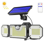 Đèn cảm biến cơ thể người năng lượng mặt trời LED ngoài trời chống nước cho vườn, Kiểu dáng:, Split 226LED