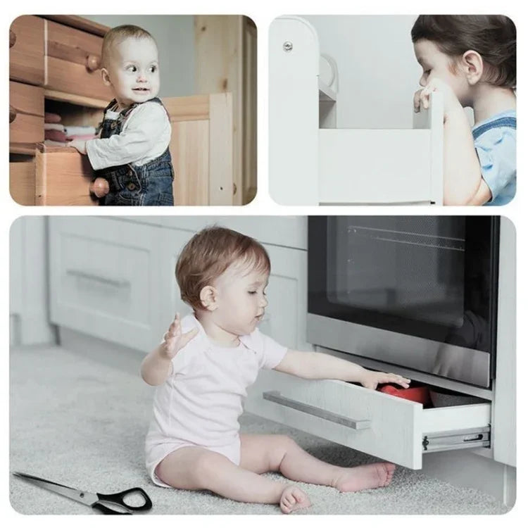 10 cái khóa an toàn cho trẻ em chống kẹp tay, khóa bảo vệ góc vuông