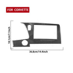 For Chevrolet Corvette C8 Left-Hand Drive Central Control Screen Frame Sticker, Left-Hand Drive