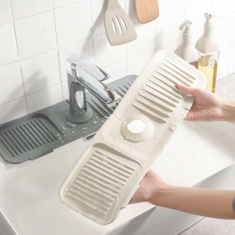 Thảm thoát nước silicone vòi nước, thảm chống bắn bồn rửa bát, thảm xà phòng chống trượt, kích thước lớn, rất lớn